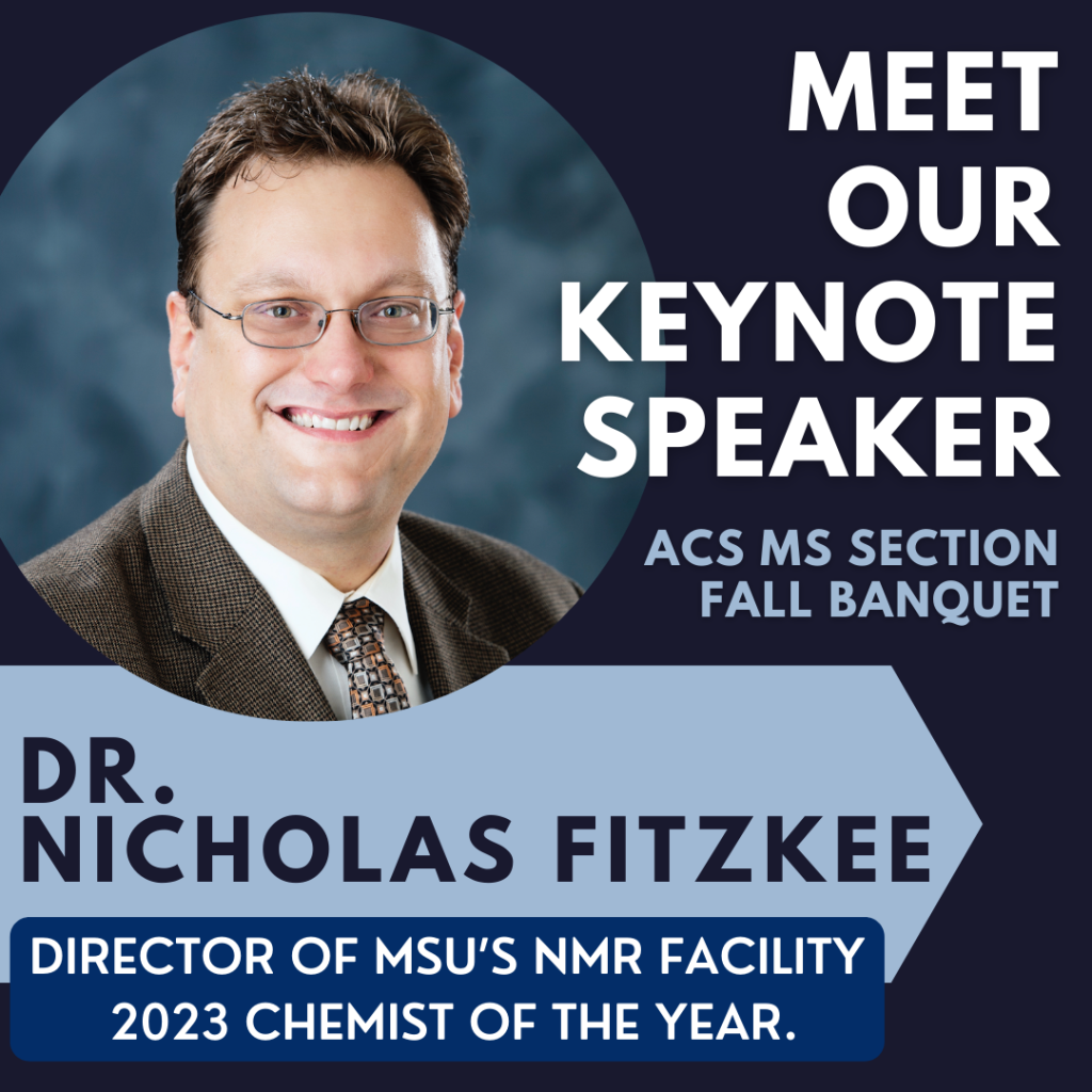 Flyer of Keynote Speaker Dr. Fitzkee